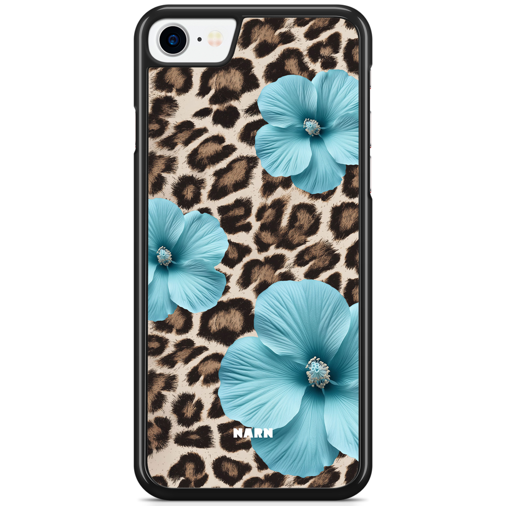 iPhone 8/SE (2020) Skal - Turquoise Leopard
