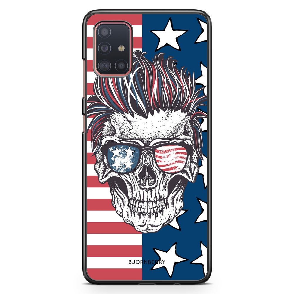 Samsung Galaxy A51 Case - USA Skull