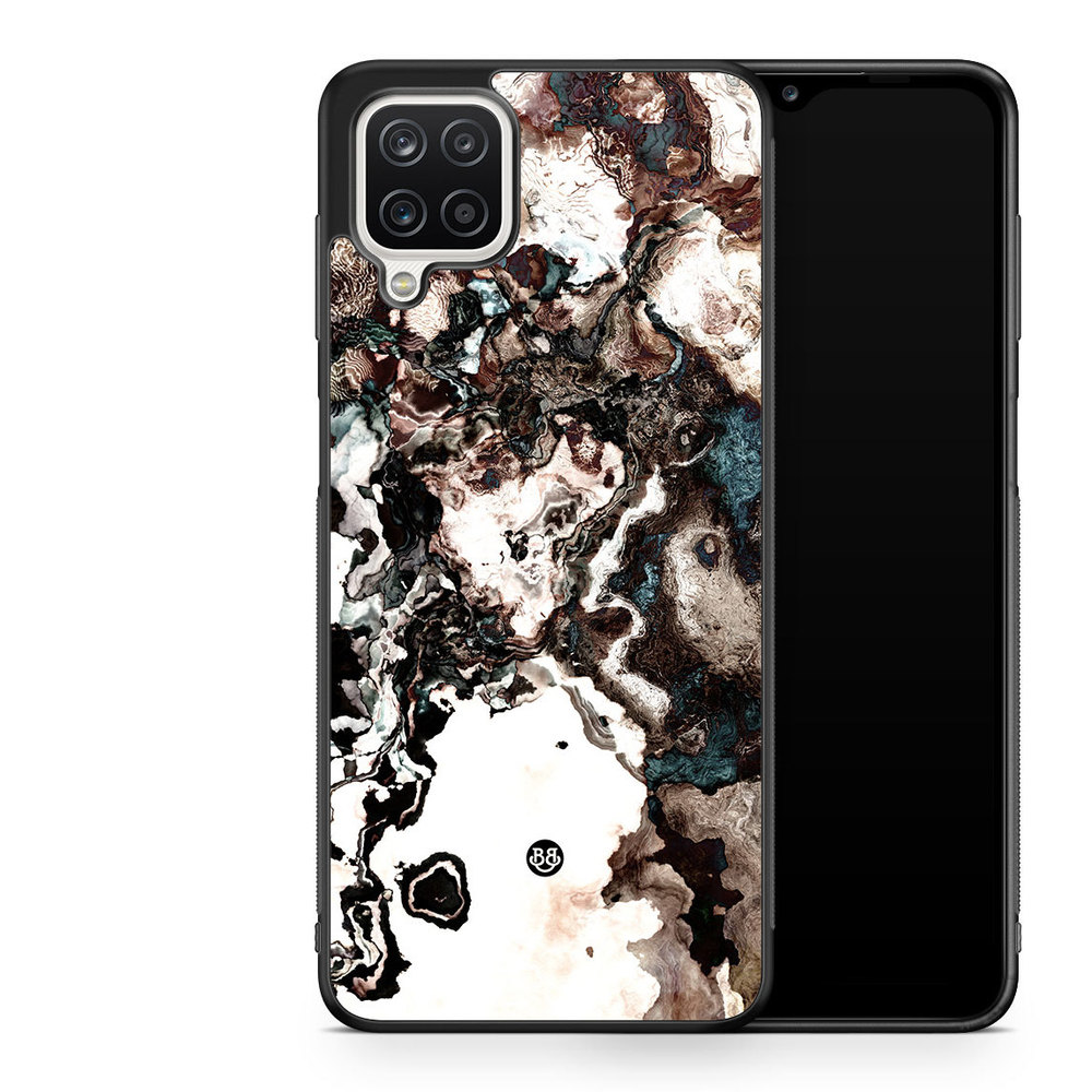 Samsung Galaxy A12 Case - Marble Brown
