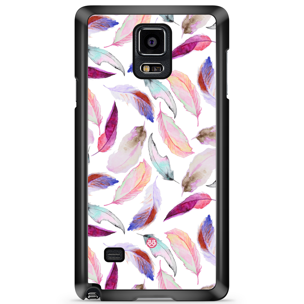 Samsung Galaxy Note 4 Case - Watercolor Feathers