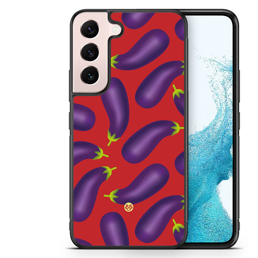 Samsung Galaxy S22 5G Case - Eggplant Pattern