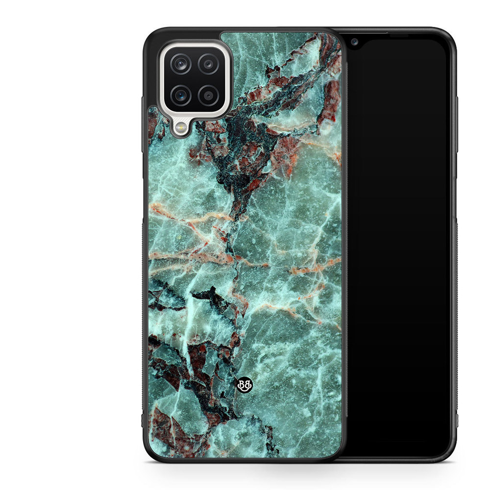 Samsung Galaxy A12 Case - Green Marble