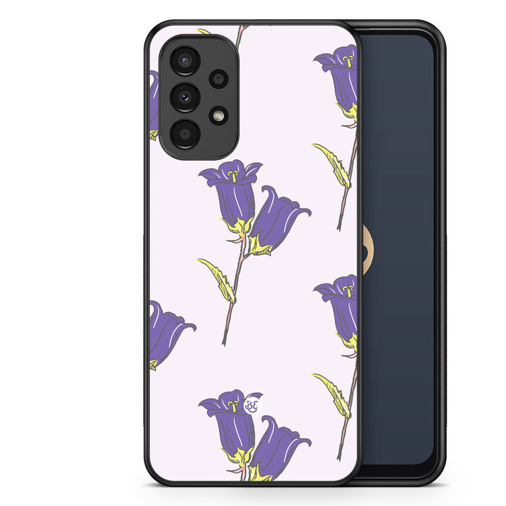 Samsung Galaxy A13 Case - Wild Purple Flowers