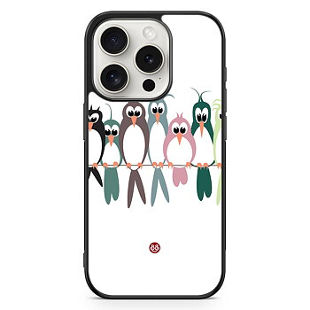 iPhone 15 Pro Skal - Fåglar på en lina