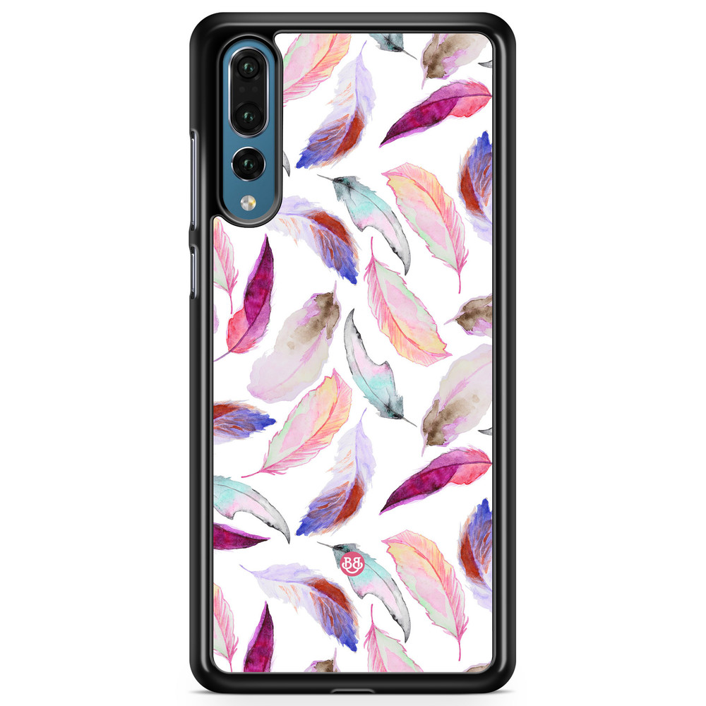 Huawei P20 Pro Case - Watercolor Feathers