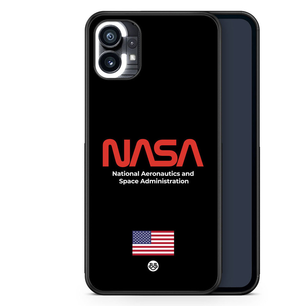 Nothing Phone (1) Case - NASA Worm Black