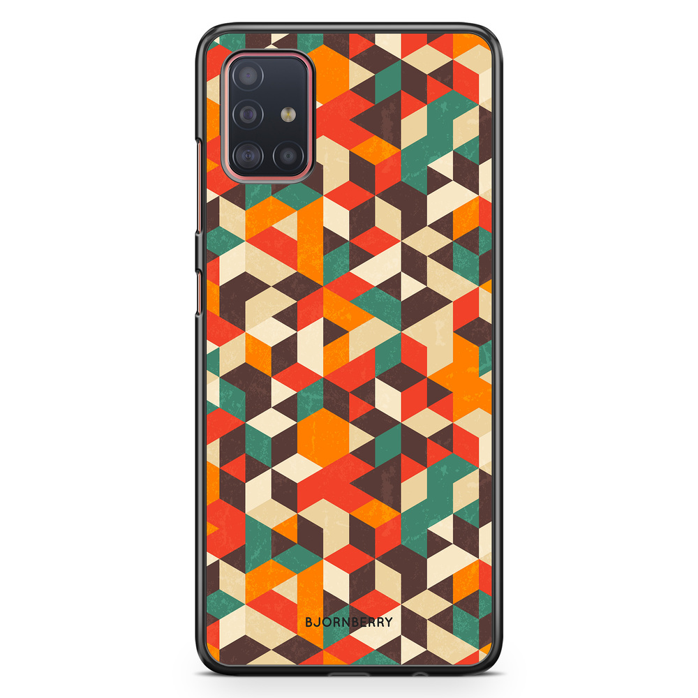 Samsung Galaxy A51 Case - Retro Geometric