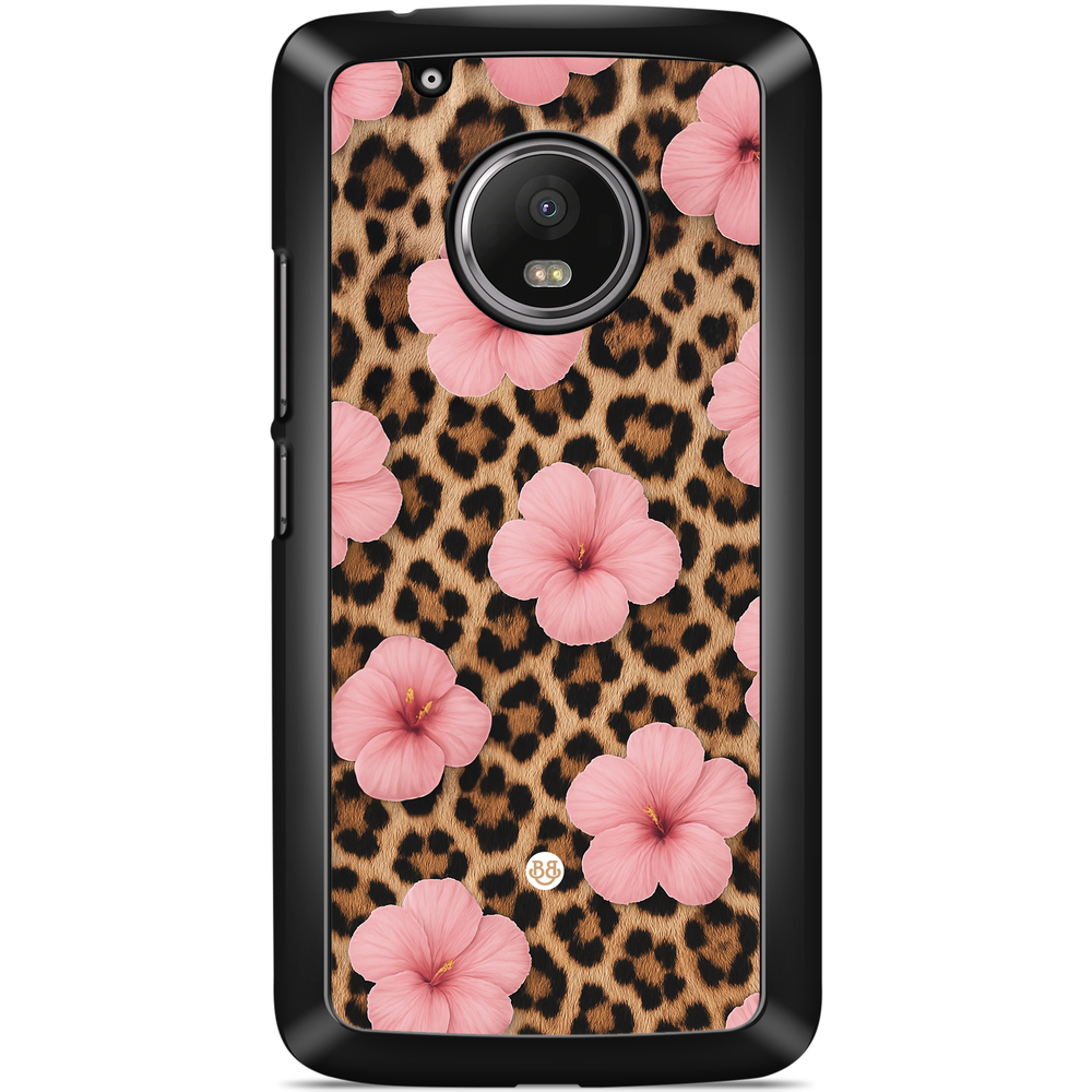 Moto G5 Plus Case - WILD BLOOM - Leopard Flower