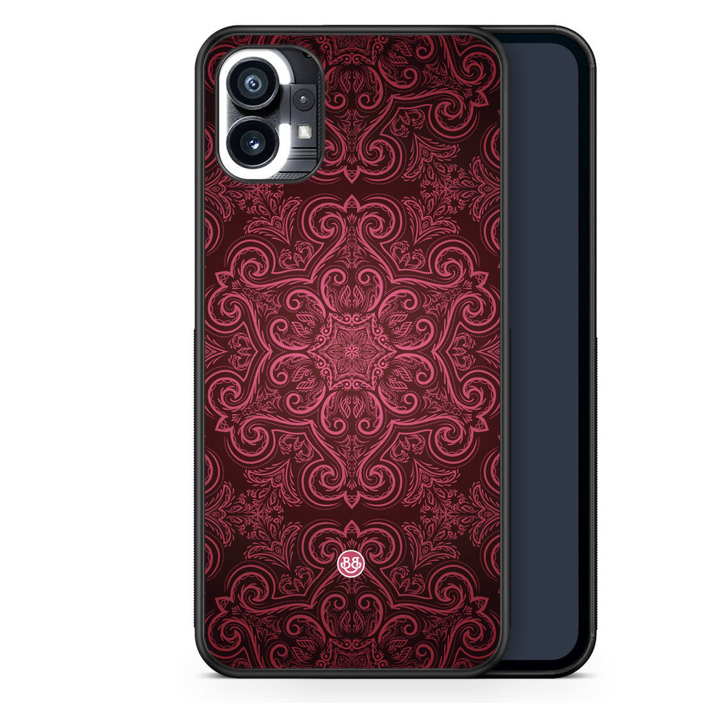 Nothing Phone (1) Case - Red Retro Pattern