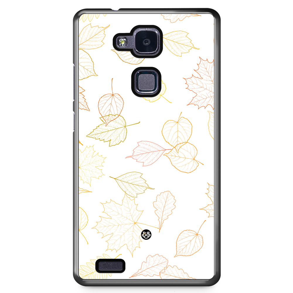 Huawei Honor 5X Case - White and Leaves