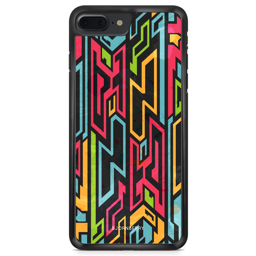 iPhone 8 Plus Case - Colored Tribal