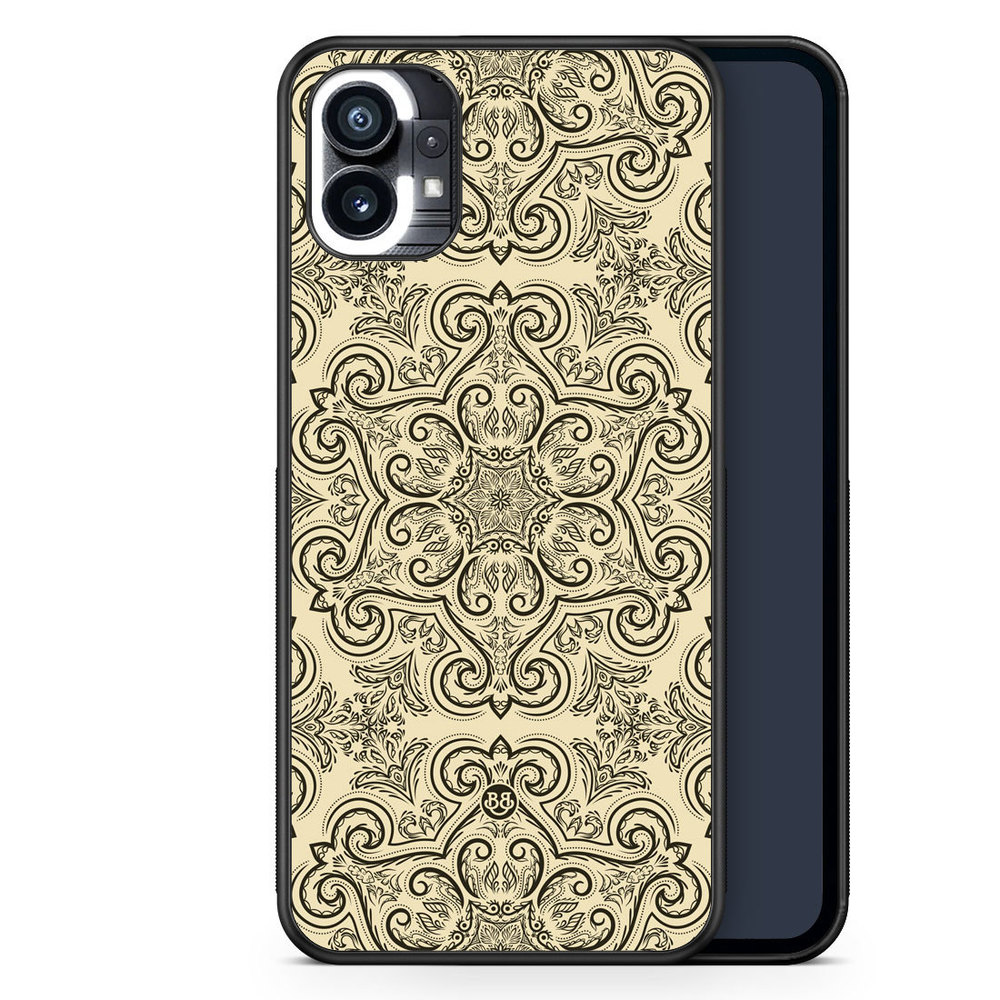 Nothing Phone (1) Case - Beige Retro Pattern