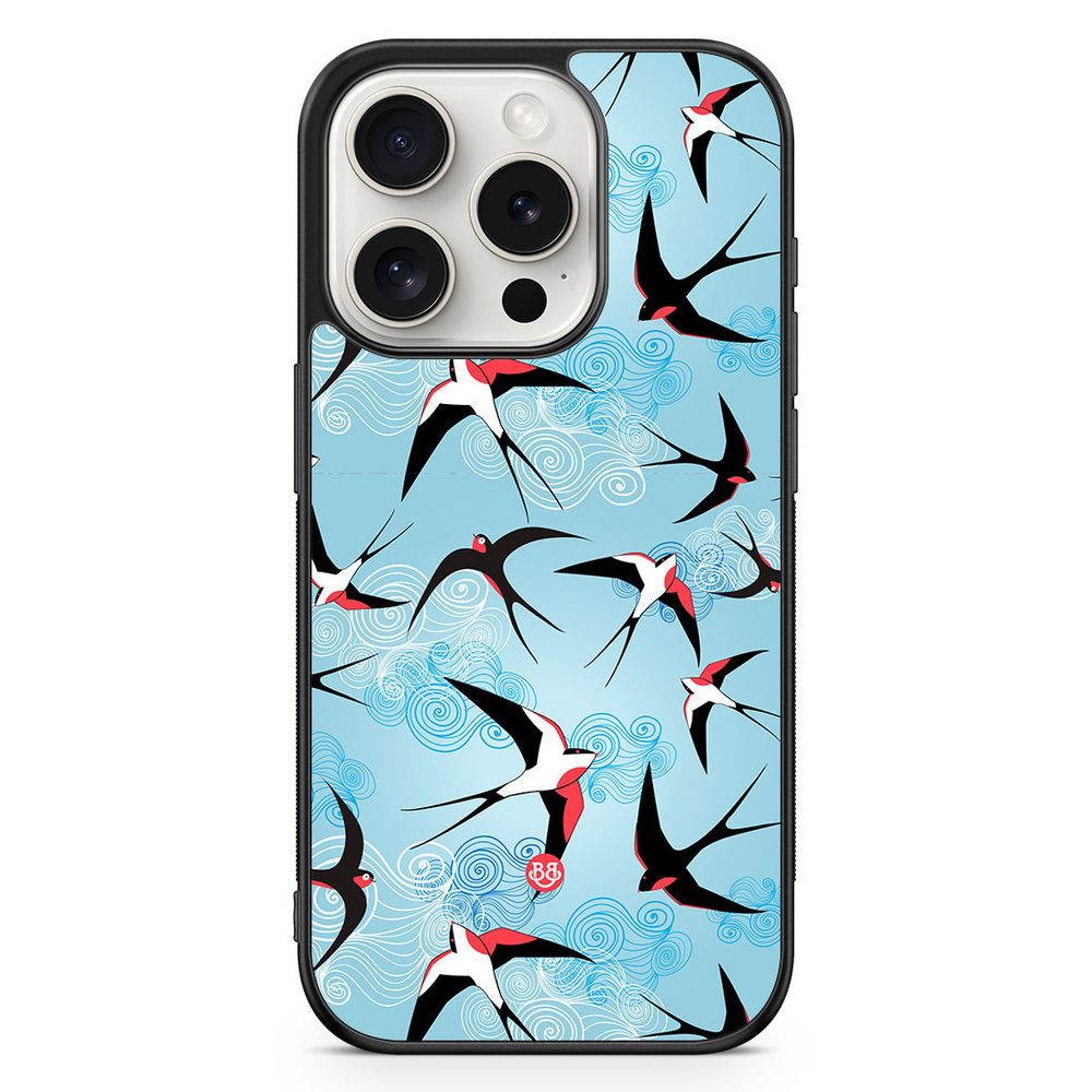 iPhone 15 Pro Case - Swallows