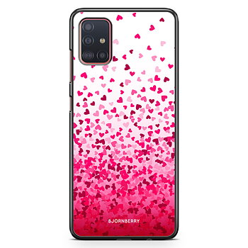 Samsung Galaxy A51 Skal - Hjärtkonfetti