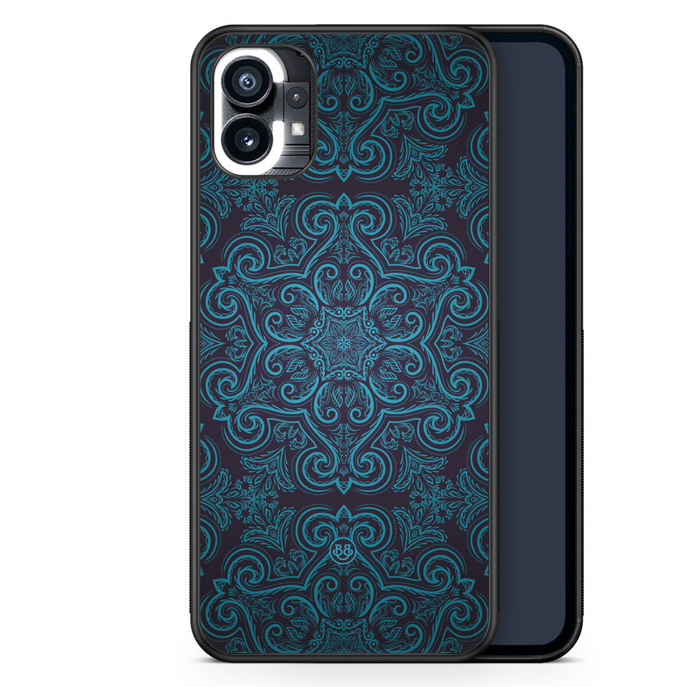 Nothing Phone (1) Case - Blue Retro Pattern