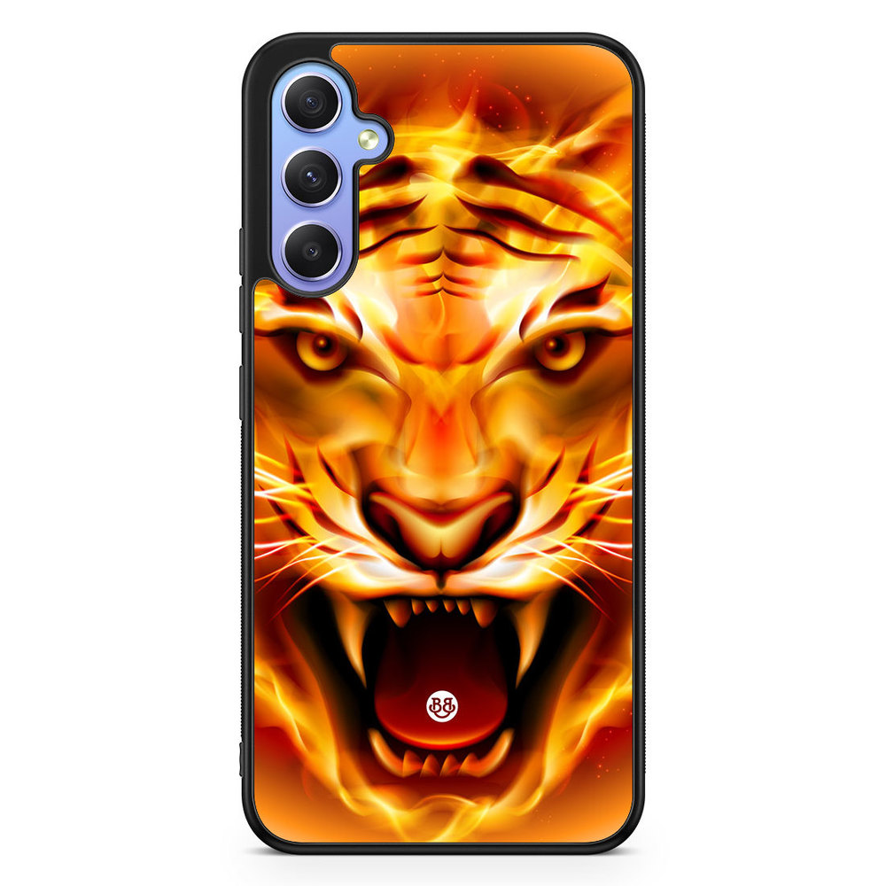 Samsung Galaxy A34 5G Case - Flames Tiger