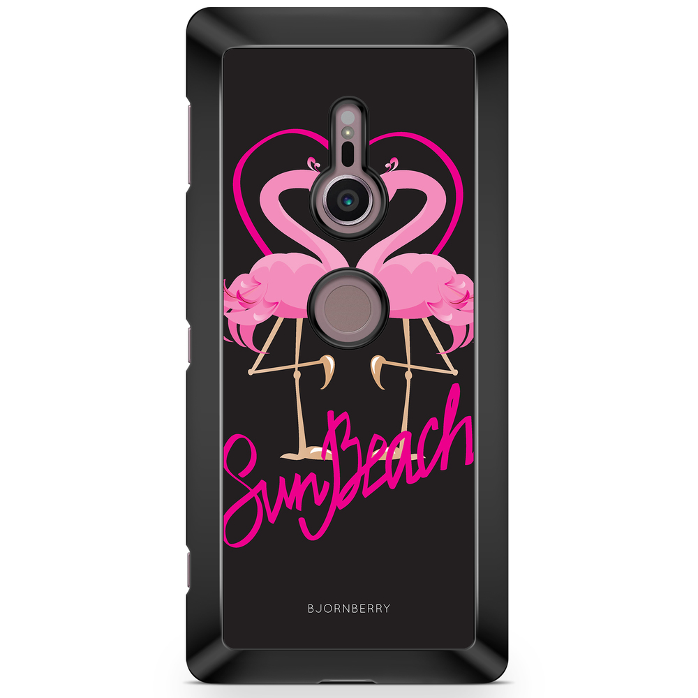 Sony Xperia XZ2 Case  - Sun Beach Flamingo