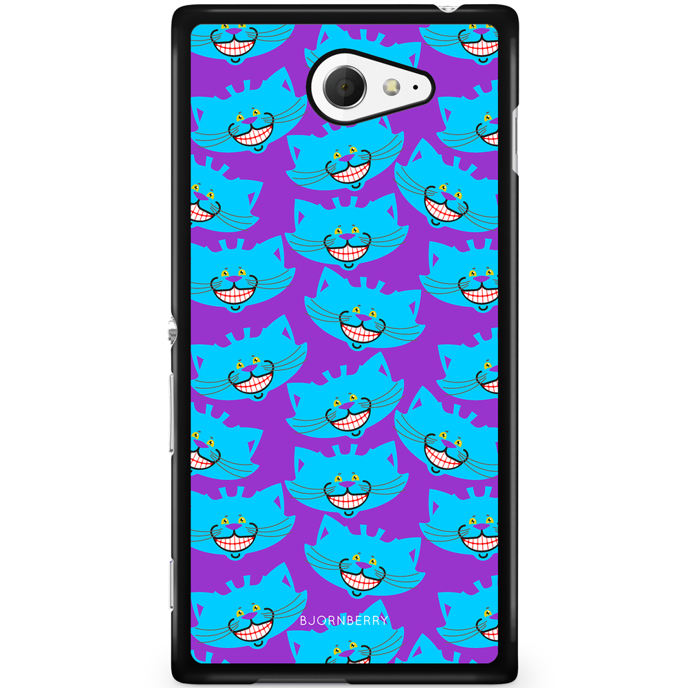 Sony Xperia M2 Aqua Case - Blue Cats