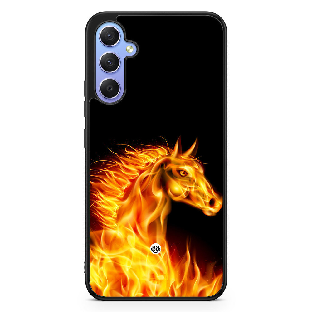 Samsung Galaxy A34 5G Case - Flames Horse