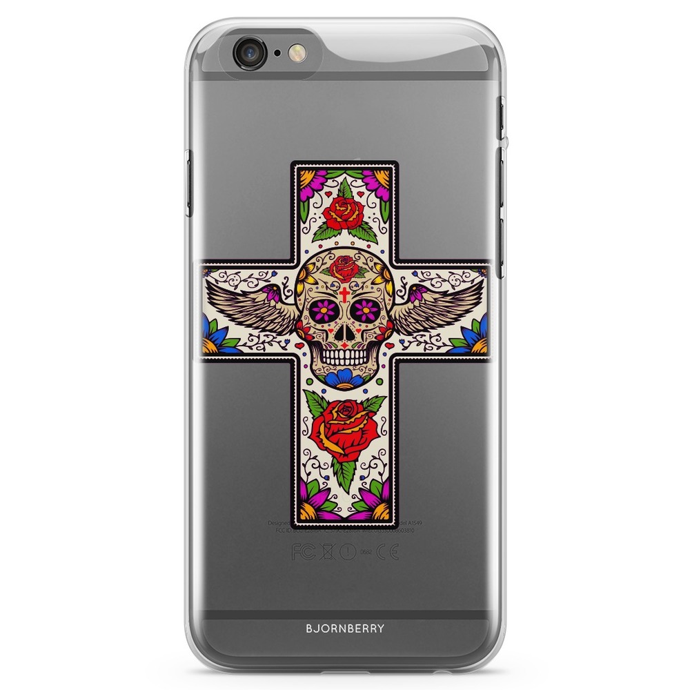 iPhone 6/6s TPU Case - Skull Cross