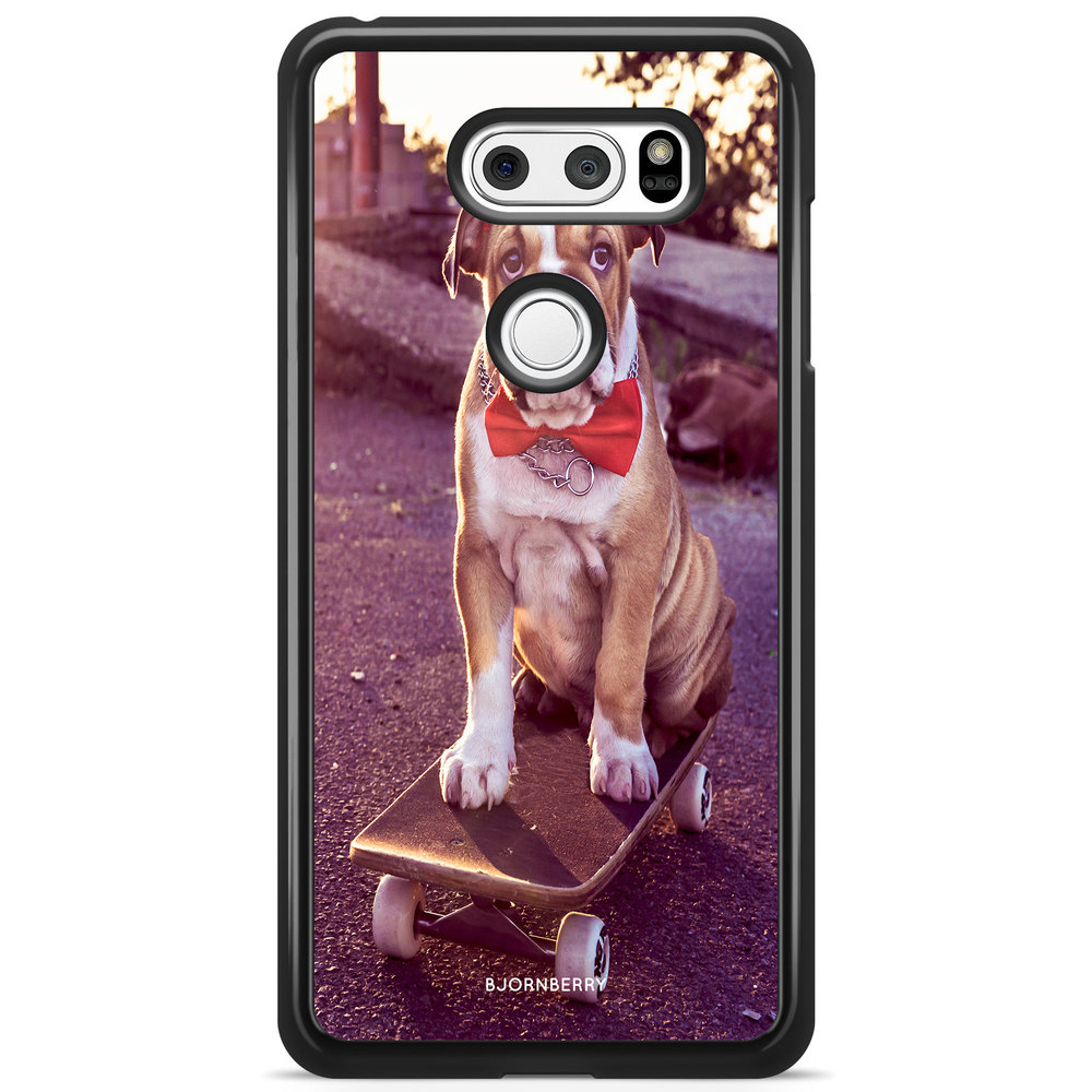 LG V30 Case - Bulldog skateboard