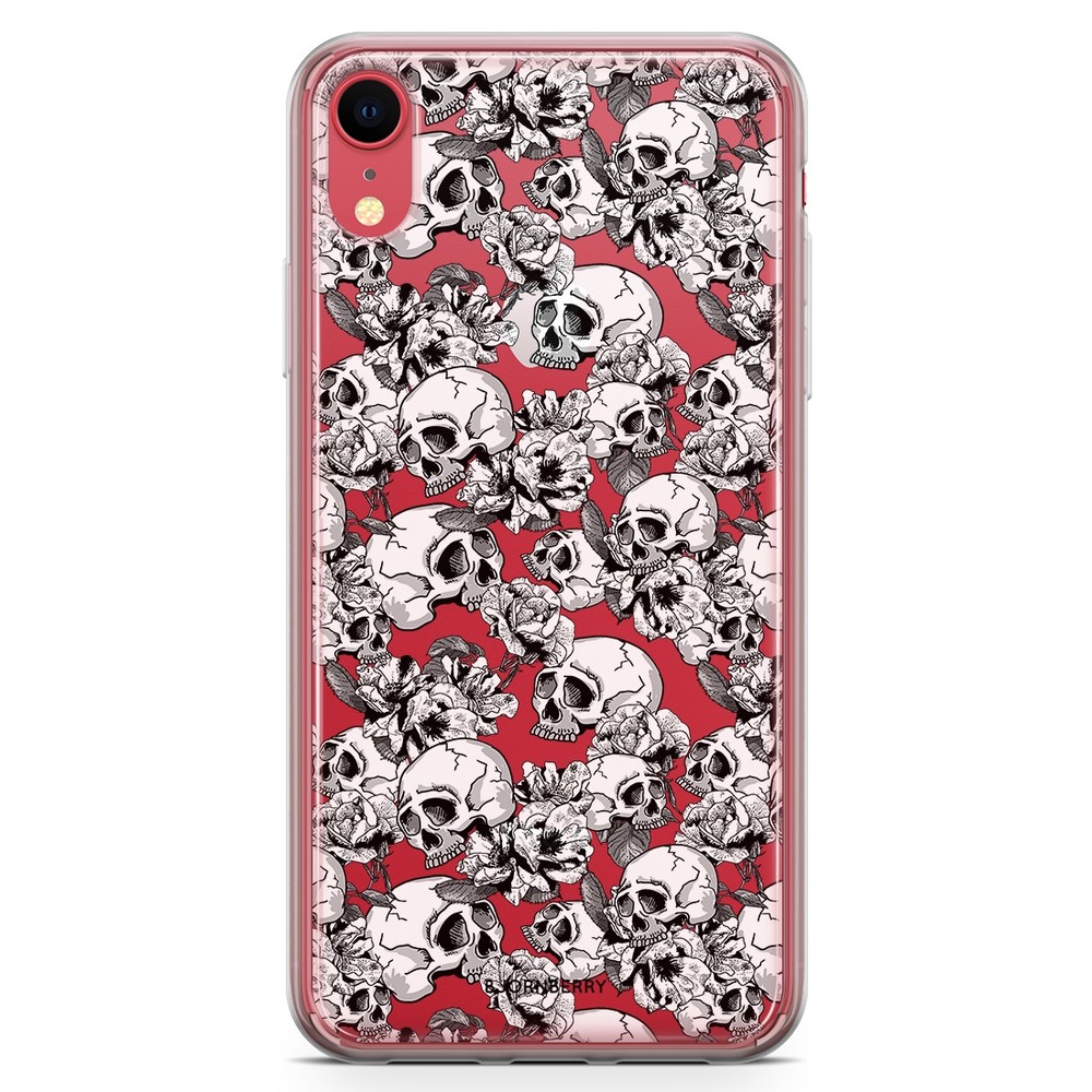 iPhone XR Fashion Case - Skull & Roses
