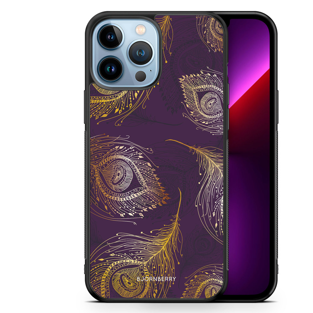 iPhone 13 Pro Max Case - Peacock Feathers
