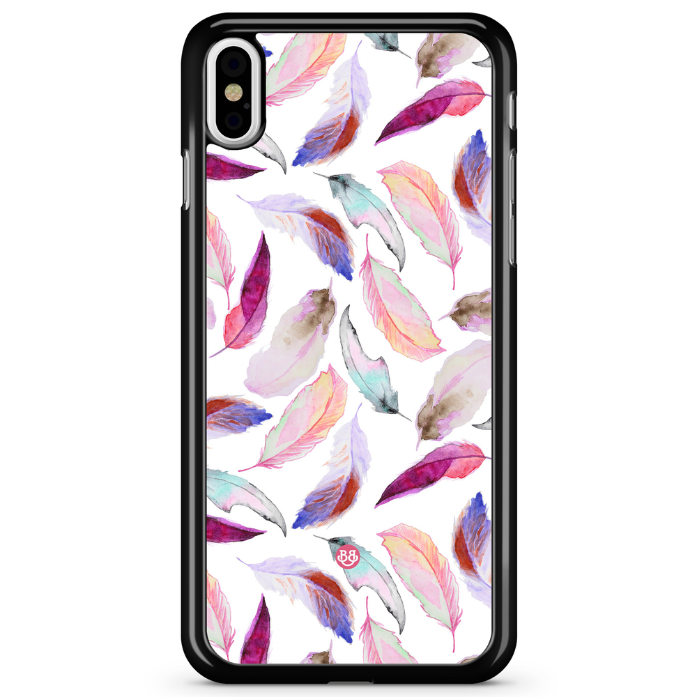 iPhone X / XS Case - Watercolor Feathers