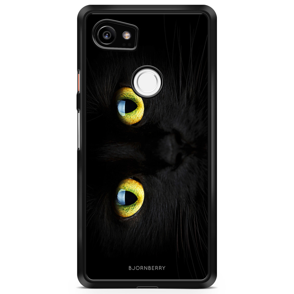 Google Pixel 2 XL Case - Black Cat Close Up