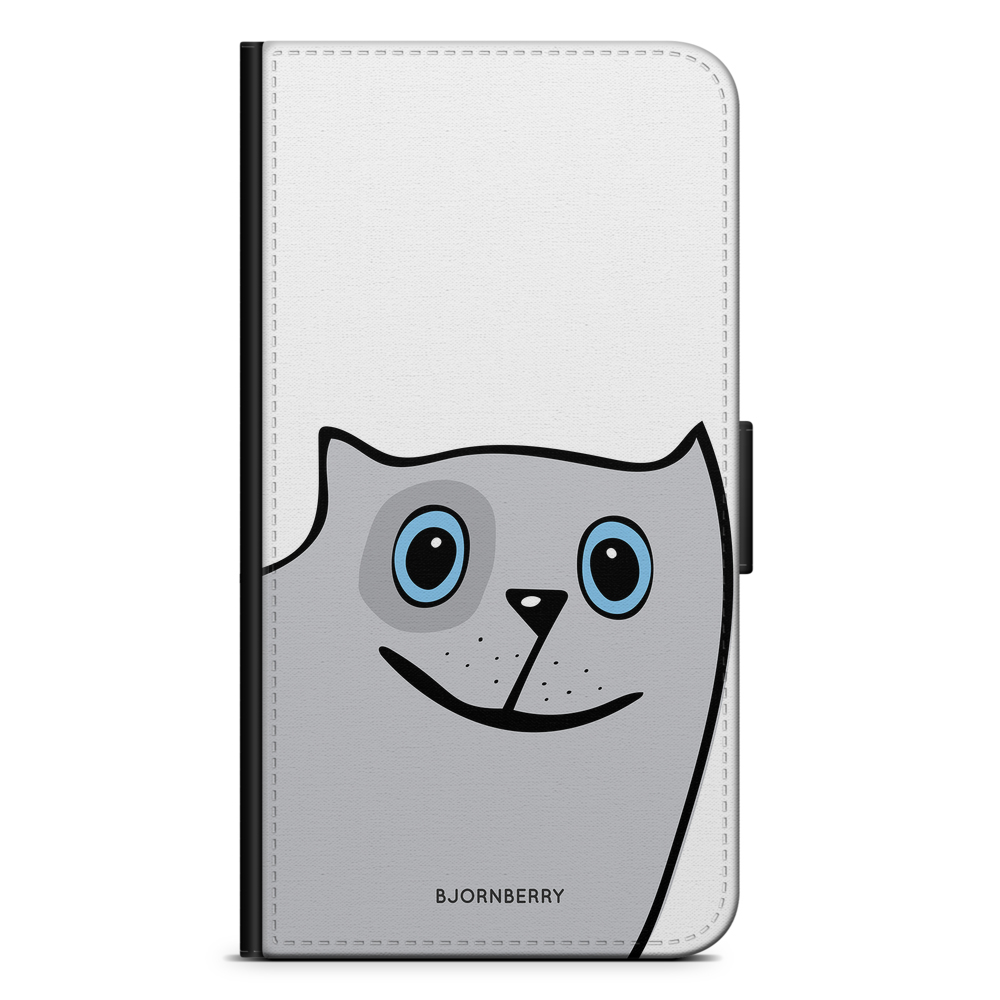Samsung Galaxy A52 / A52s Plånboksfodral - Rolig Katt | Mobilskal & Mobilfodral BJORNBERRY