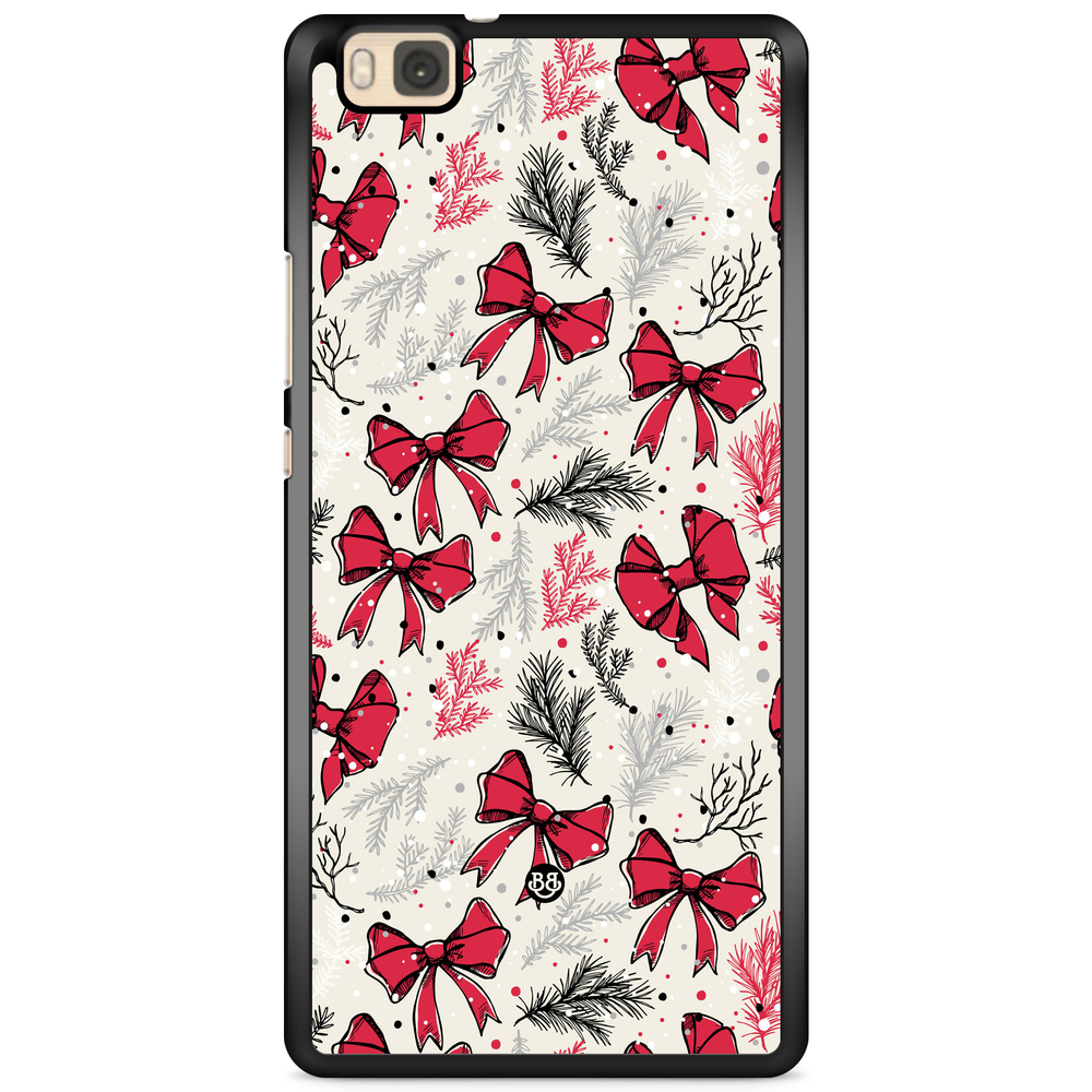 Huawei P8 Lite Case - Christmas Bows