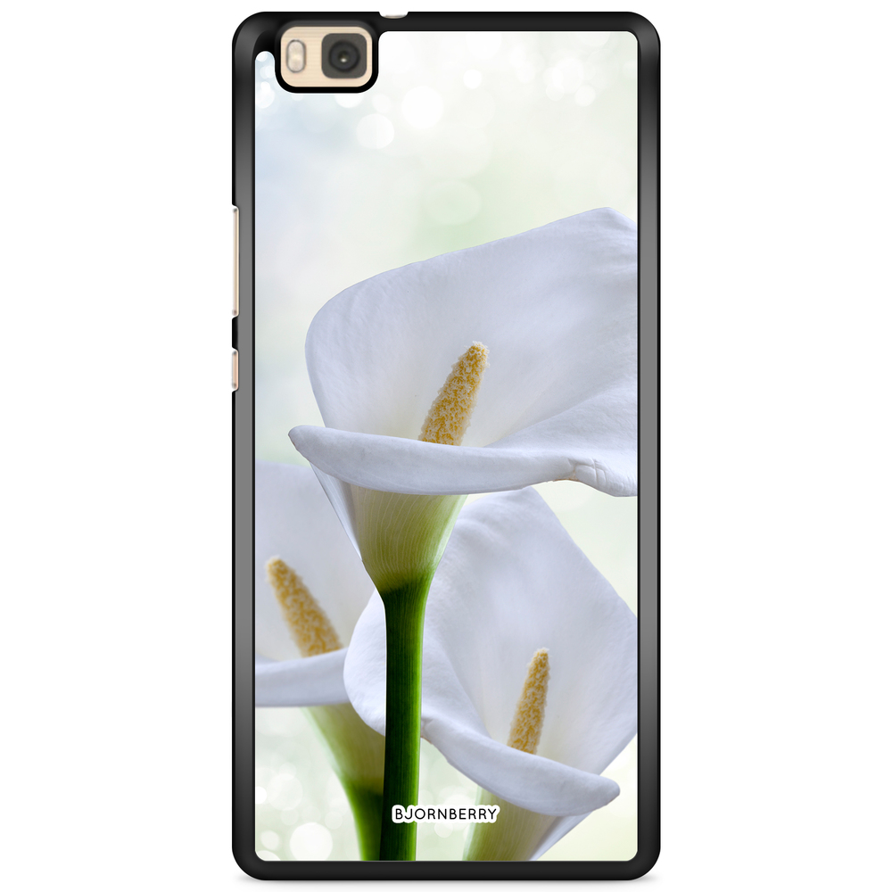 Huawei P8 Lite Case - White flower