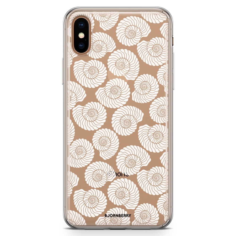 iPhone Xs Max Fashion Case - Seashell BW