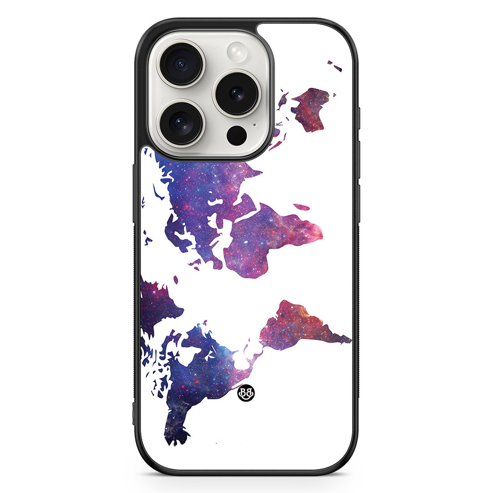 iPhone 15 Pro Case - World Map Space
