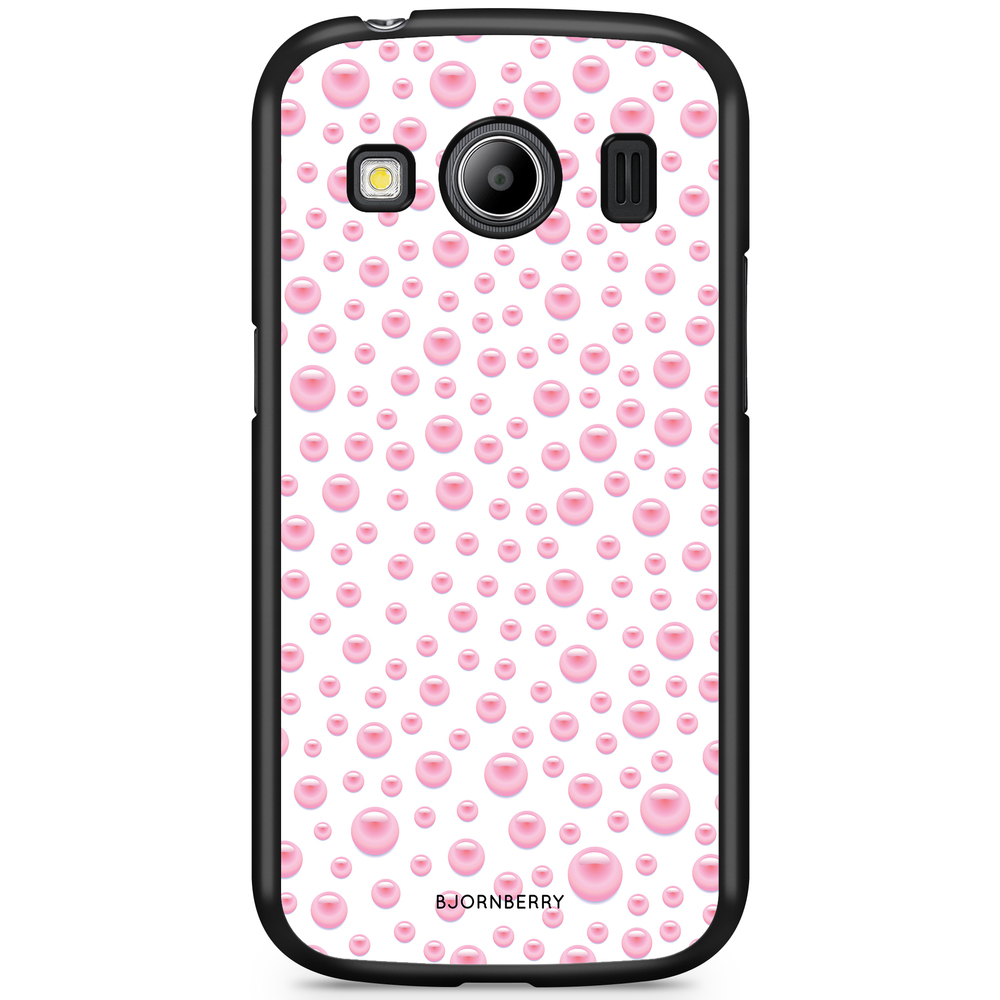 Samsung Galaxy Ace 4 Skal - Rosa Pärlor