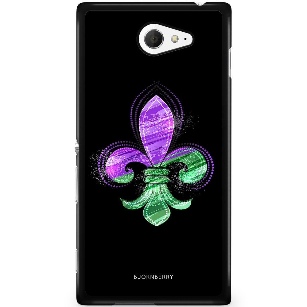 Sony Xperia M2 Aqua Case - Heraldic Lily