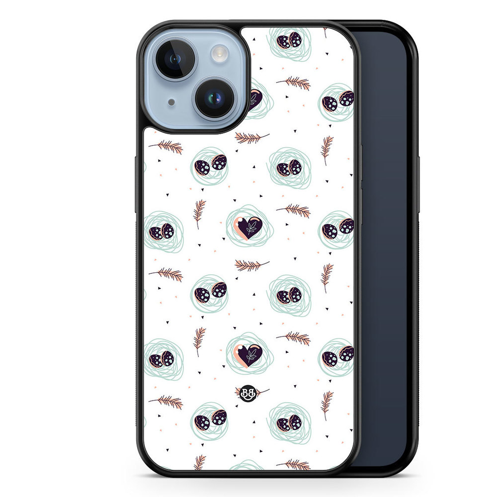 iPhone 14 Plus Case - Eggs and Hearts