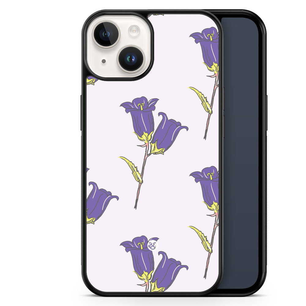 iPhone 14 Case - Wild Purple Flowers