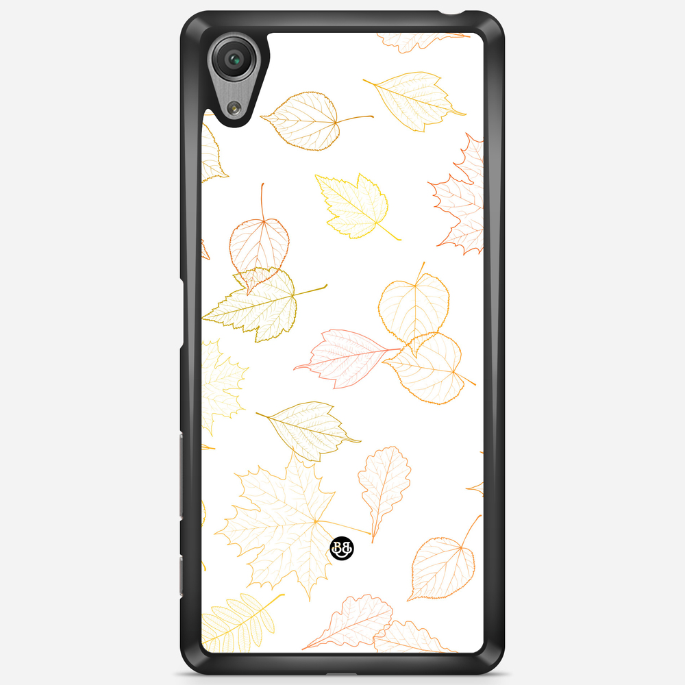 Sony Xperia X Performance Case - White and Leaves