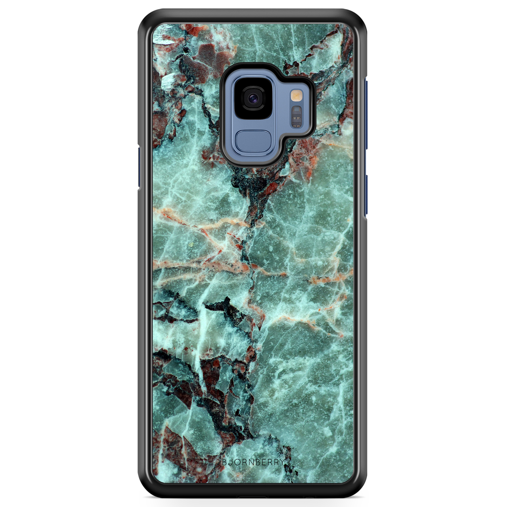 Samsung Galaxy S9 Case - Green Marble