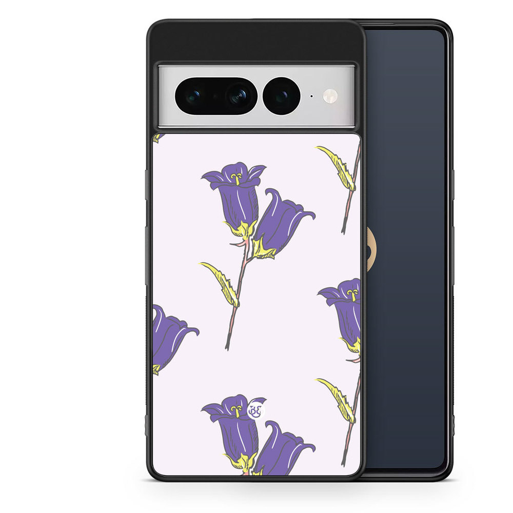 Google Pixel 7 Pro Case - Wild Purple Flowers