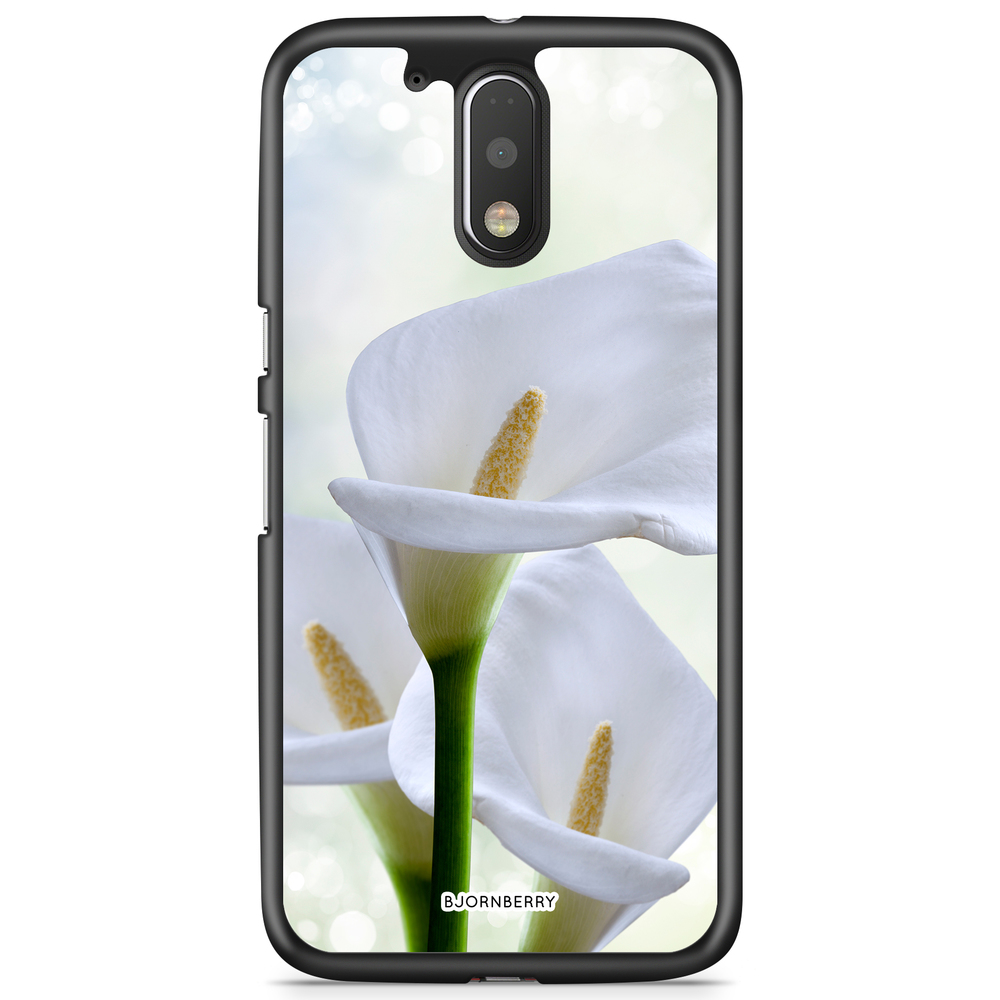Moto G4/G4 Plus Case - White flower