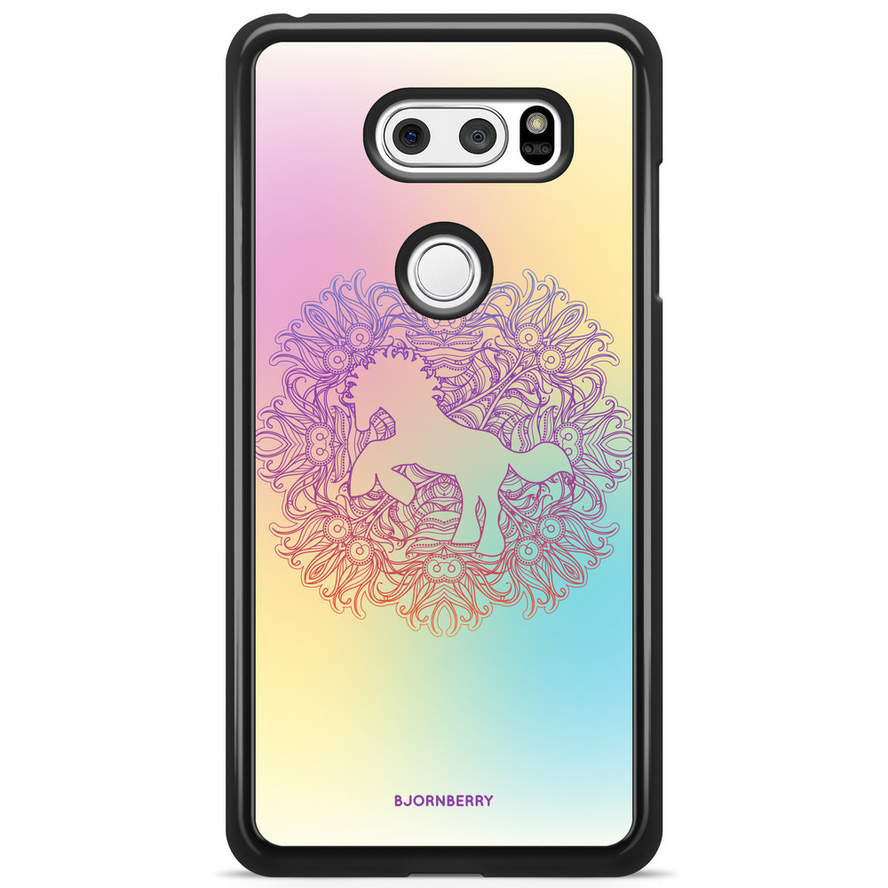 LG V30 Case - Rainbow Unicorn
