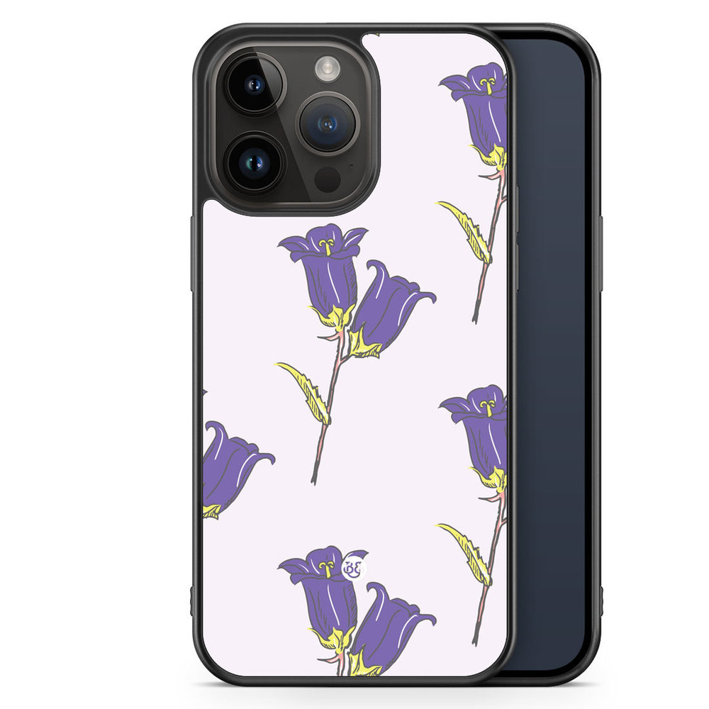iPhone 14 Pro Max Case - Wild Purple Flowers