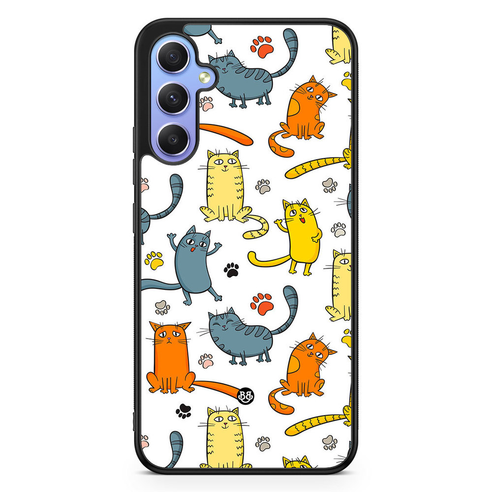 Samsung Galaxy A34 5G Case - Cat Pattern