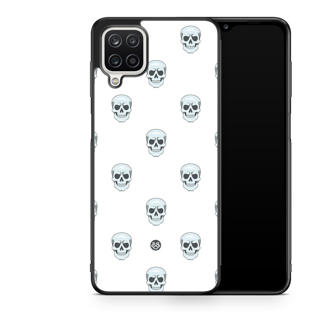 Samsung Galaxy A12 Case - Skulls