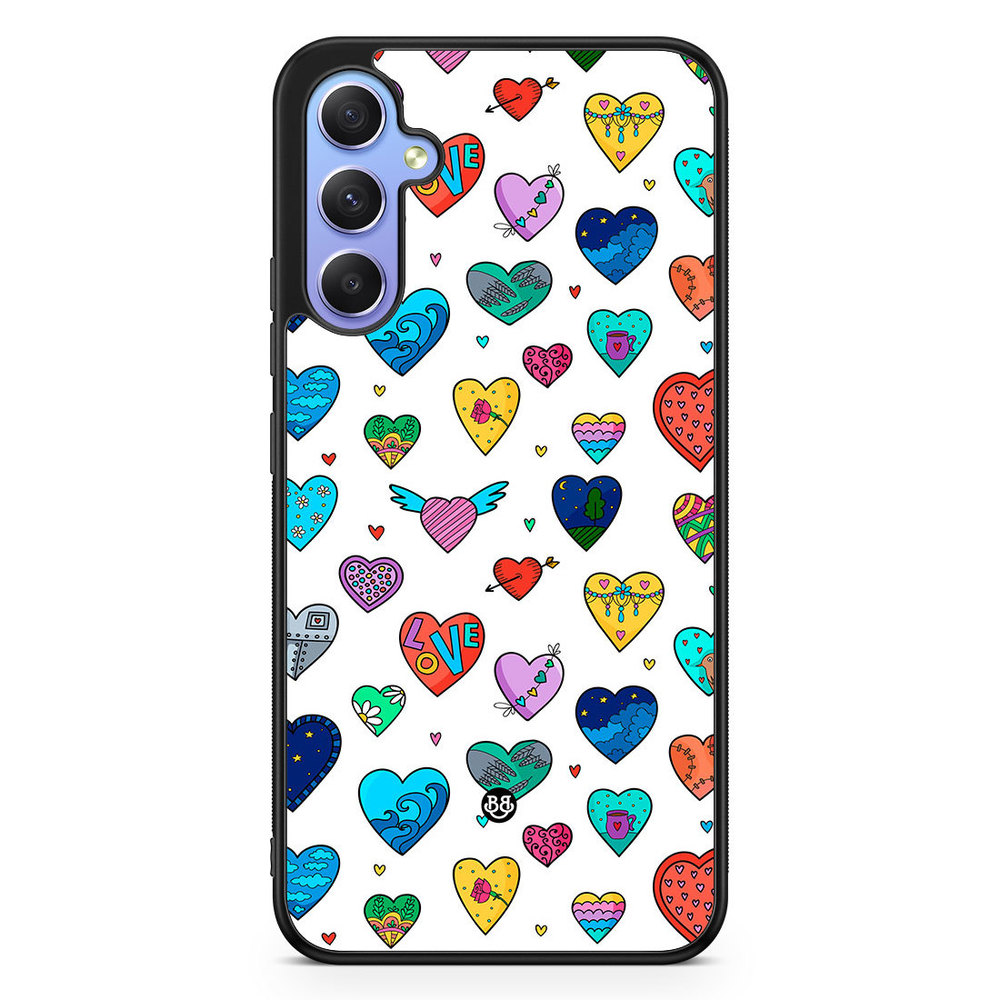 Samsung Galaxy A34 5G Case - Hearts