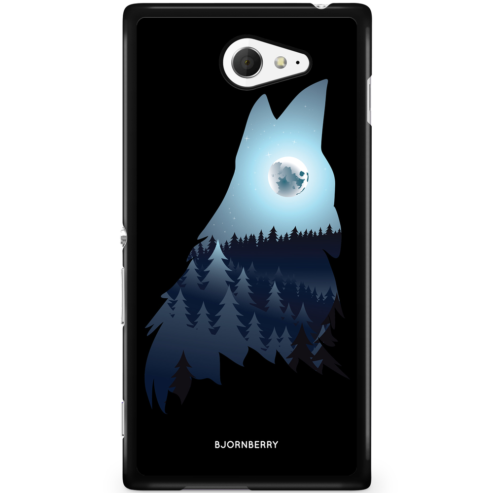 Sony Xperia M2 Aqua Case - Forest Wolf