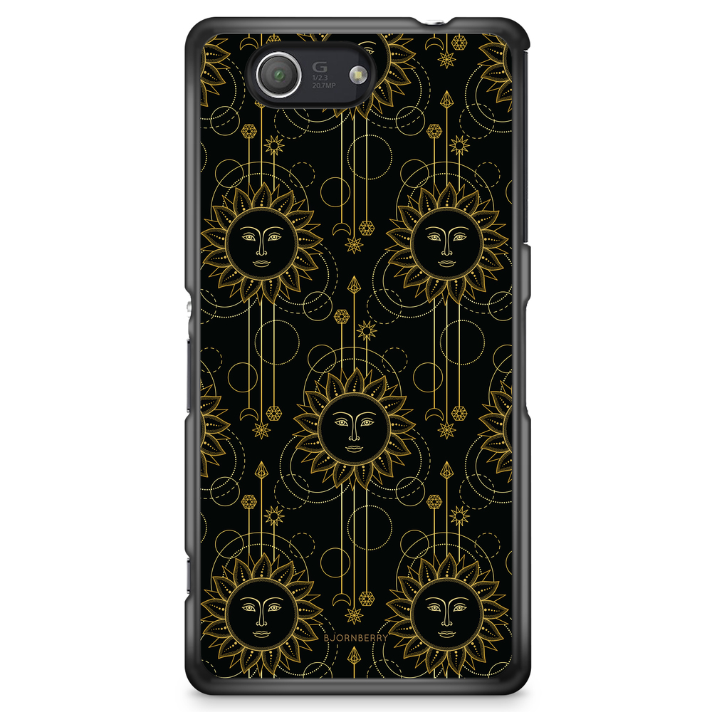 Sony Xperia Z3 Compact Case - Gold Suns