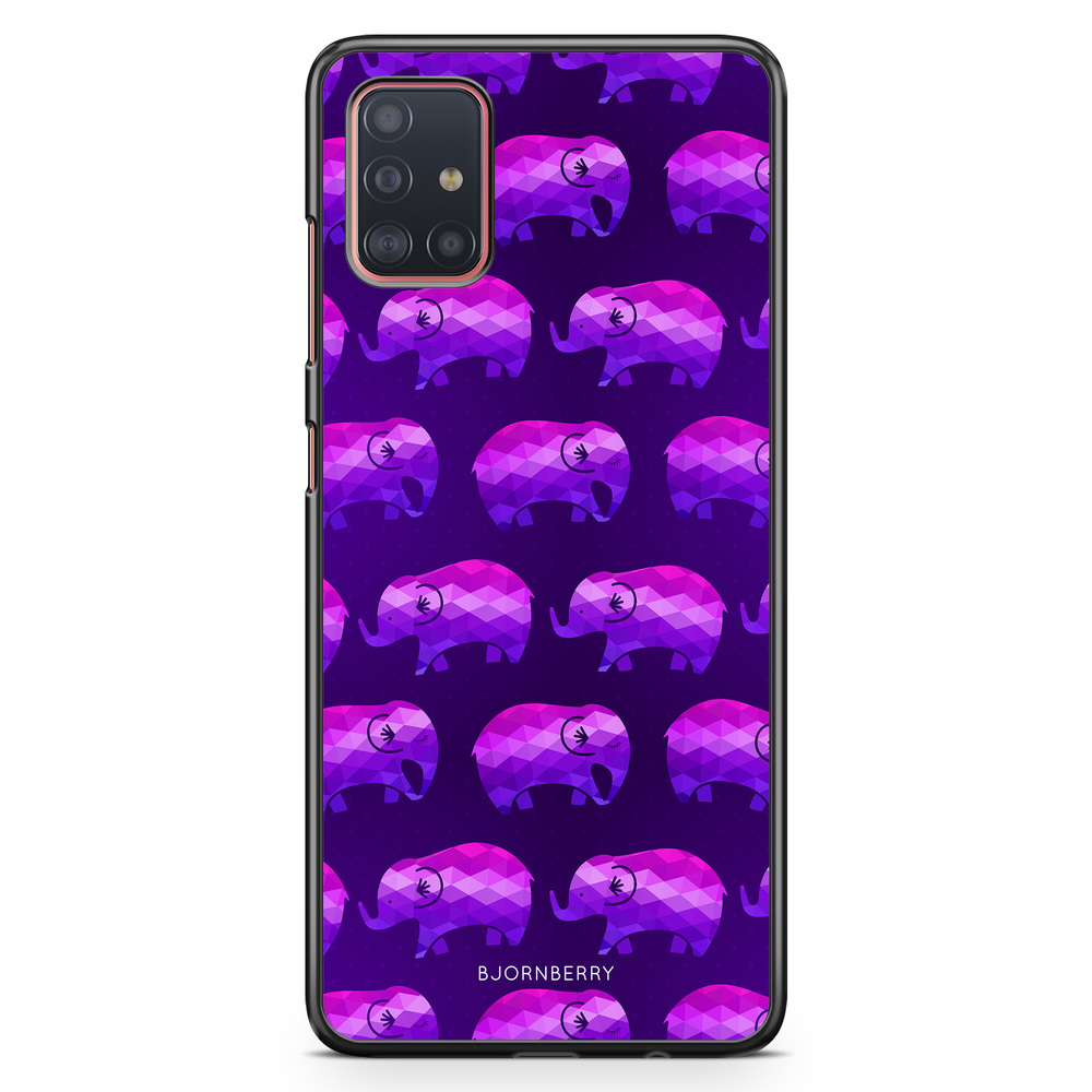 Samsung Galaxy A51 Case - Purple Elephant